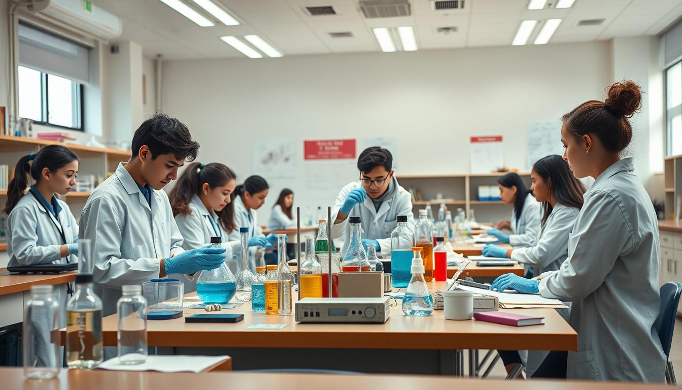 Modern university campus for students